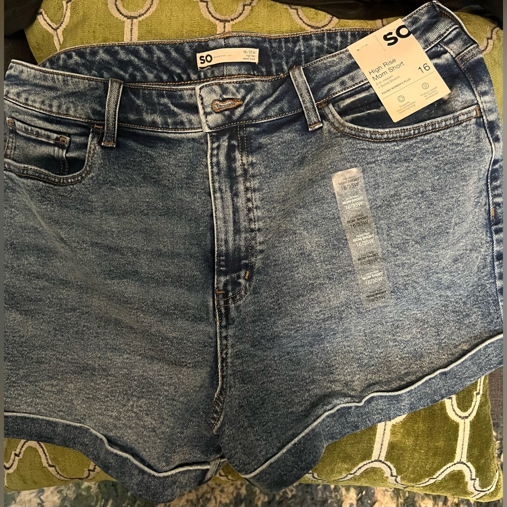 Denim shorts